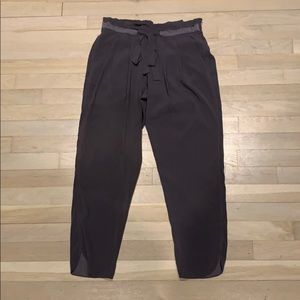 Ramy Brook silk relaxed tie waste pant